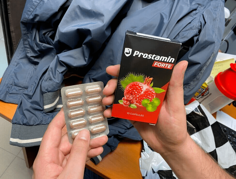 Prostamin Forte ile bir paketin gelmesi
