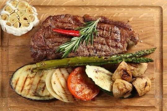 kronik prostatit için yiyecek