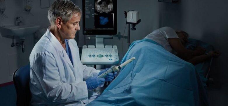 Prostatın rektum yoluyla ultrasonu prostatit teşhisinde bilgilendirici bir yöntemdir